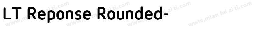 LT Reponse Rounded字体转换